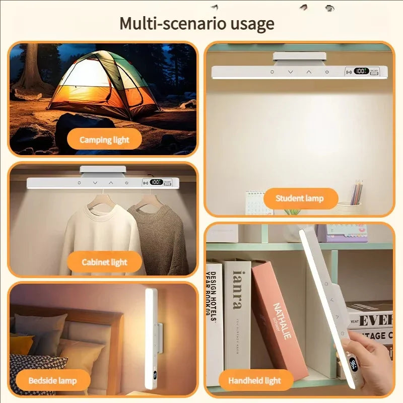 Rechargeable Magnetic LED Night Light — Touch Control, 3/5-Color Options