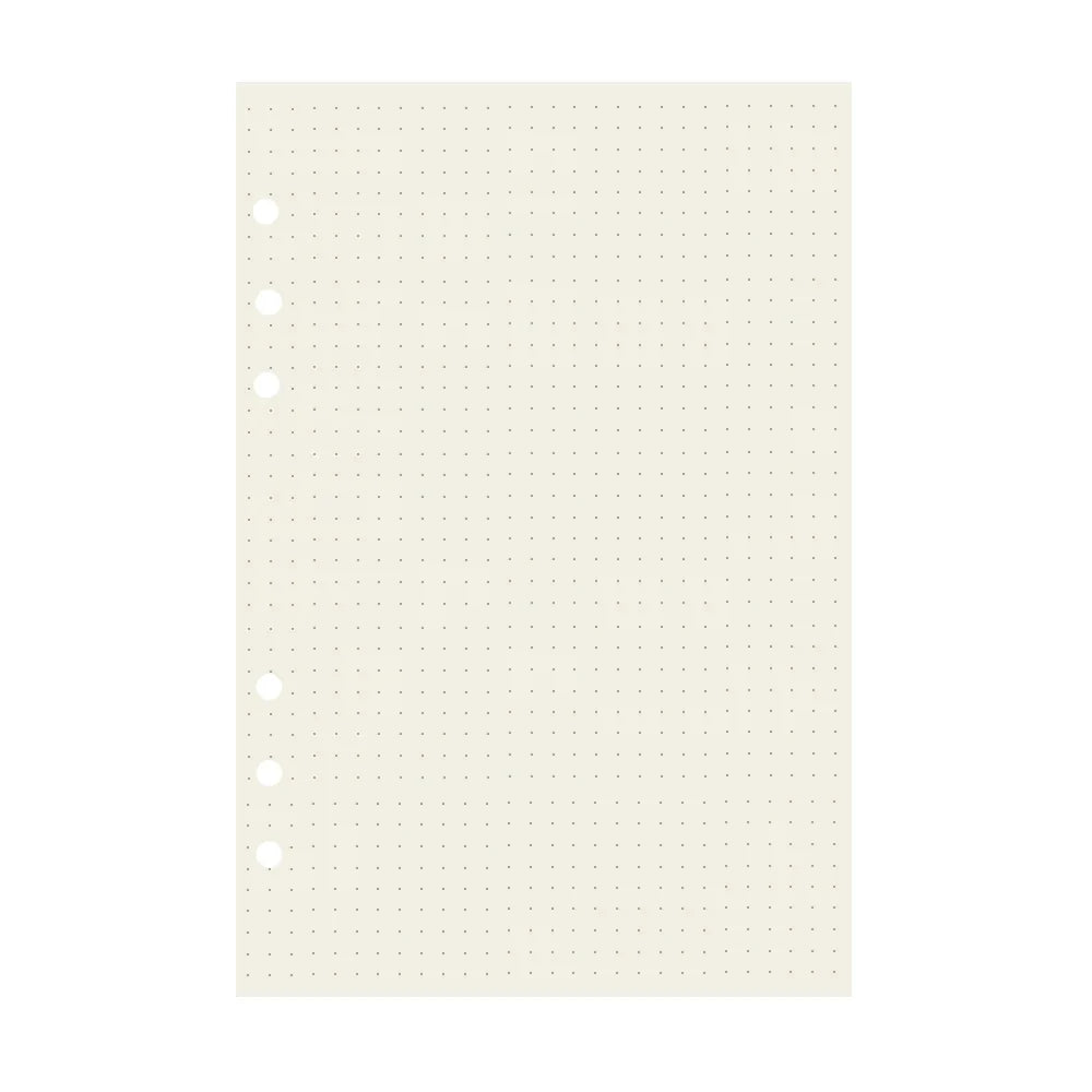 A5 A6 A7 Loose Leaf Refill Paper, 45 Sheet 6 Ring Planner Inserts in Daily, Weekly, Monthly, To Do, Finance, Lined, Grid and Dot Styles
