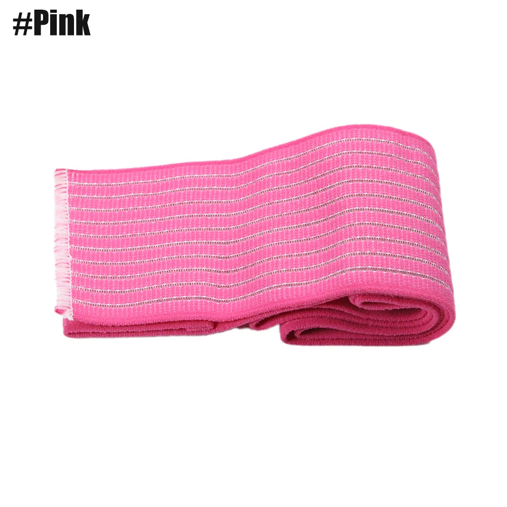 Adjustable Elastic Support Wrap with Hook-and-Loop Closure