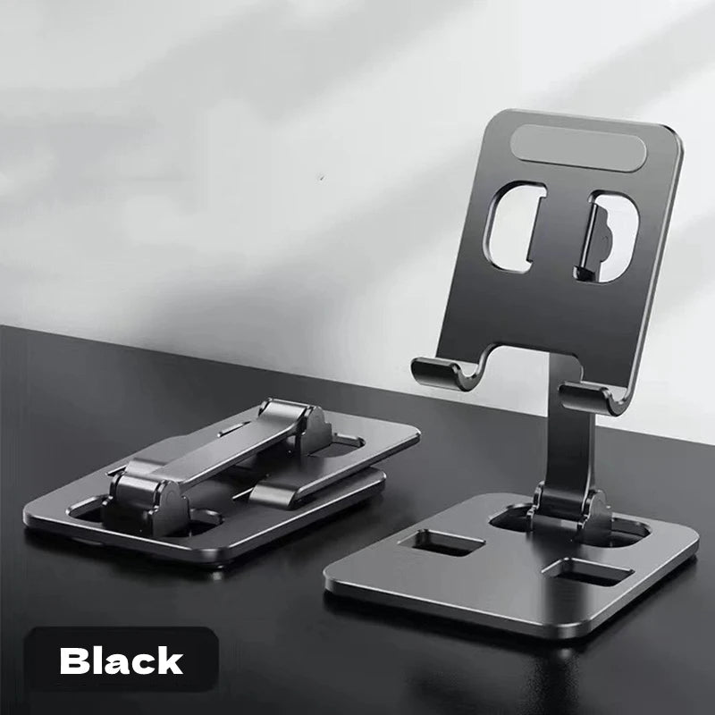 Universal Aluminum Alloy Tablet Stand — Adjustable Flexible Holder for iPad Air, Pro, Mini & Phones