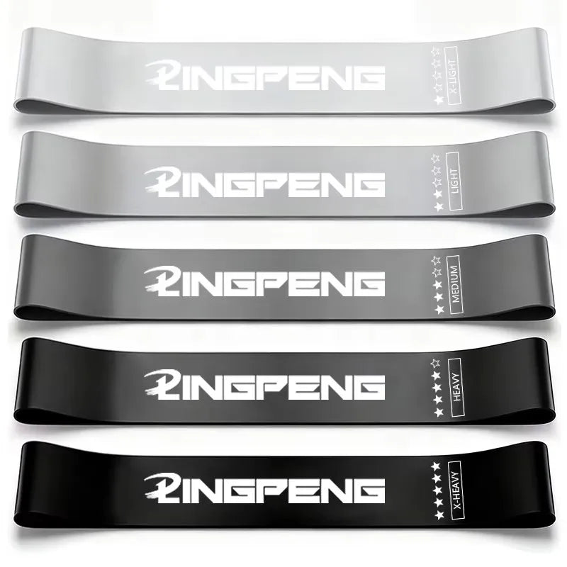 Latex Resistance Loop Bands for Workouts, Single & 5-Piece Options