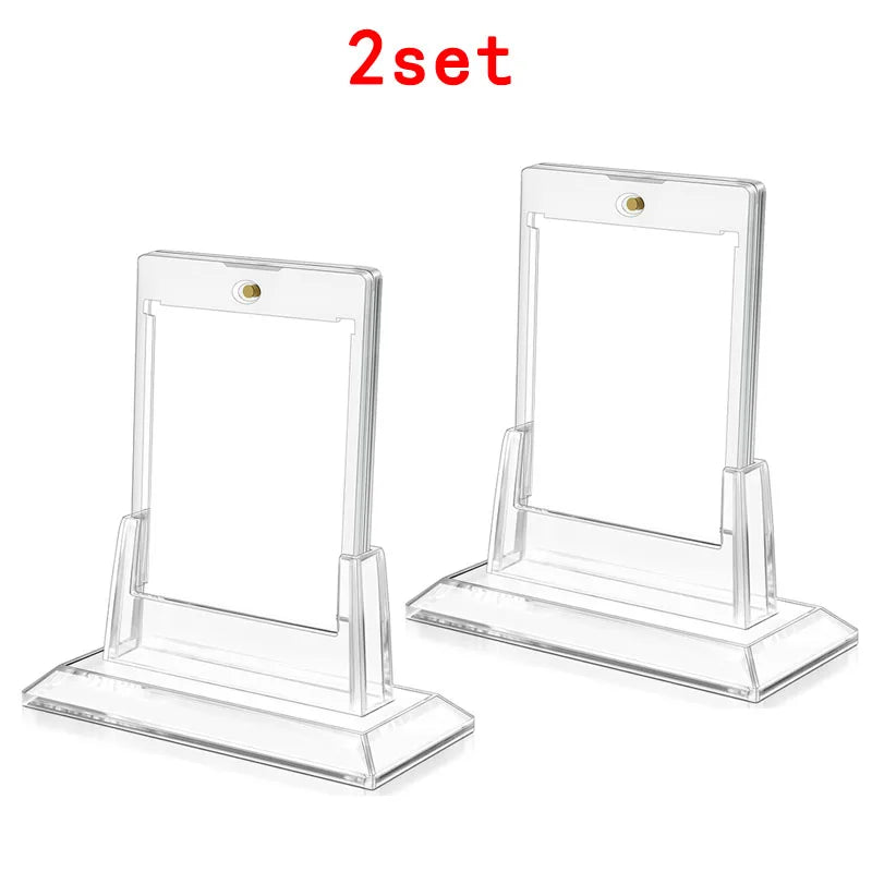 Magnetic Acrylic Trading Card Display Case with Sleeve Protector