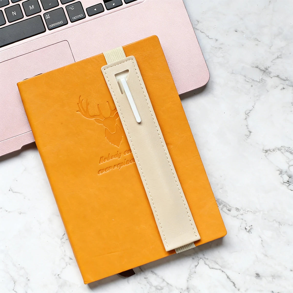 Adjustable Notebook Pen Holder with Elastic Band