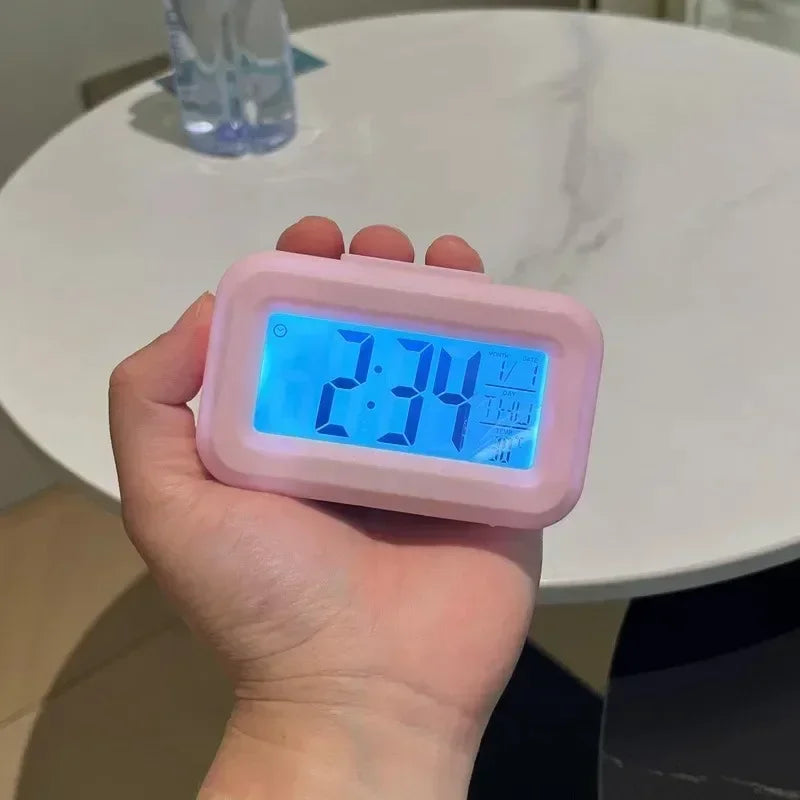 LED Digital Alarm Clock with Calendar & Temperature Display