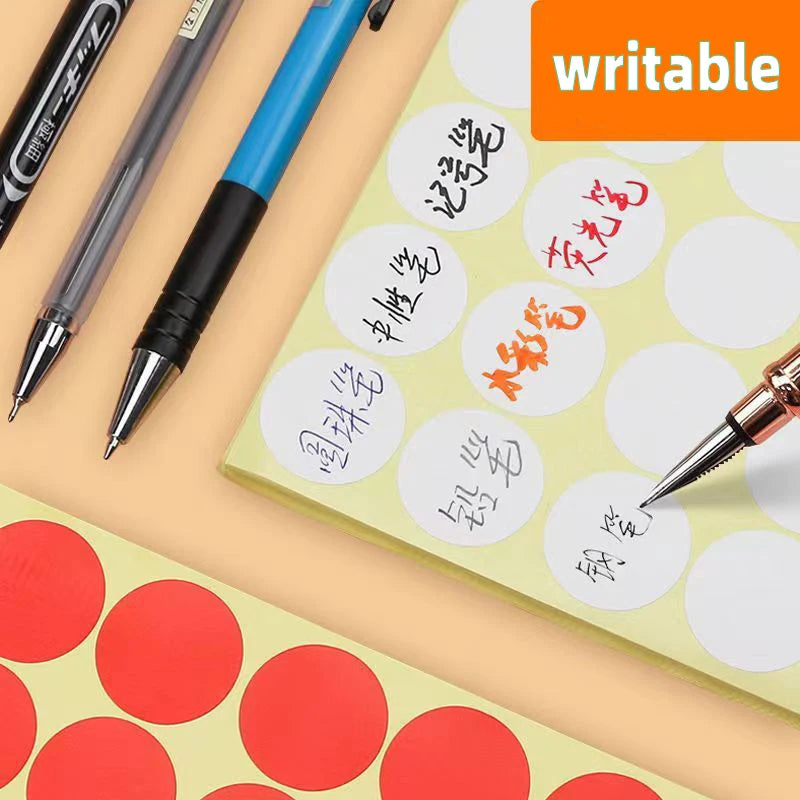 Round Color Coding Dot Stickers for Planners, Calendars, Files and Organizing