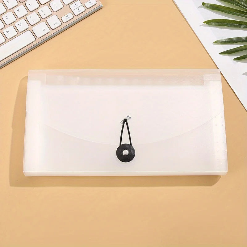13-Pocket Accordion File Organizer — Portable Document & Receipt Holder