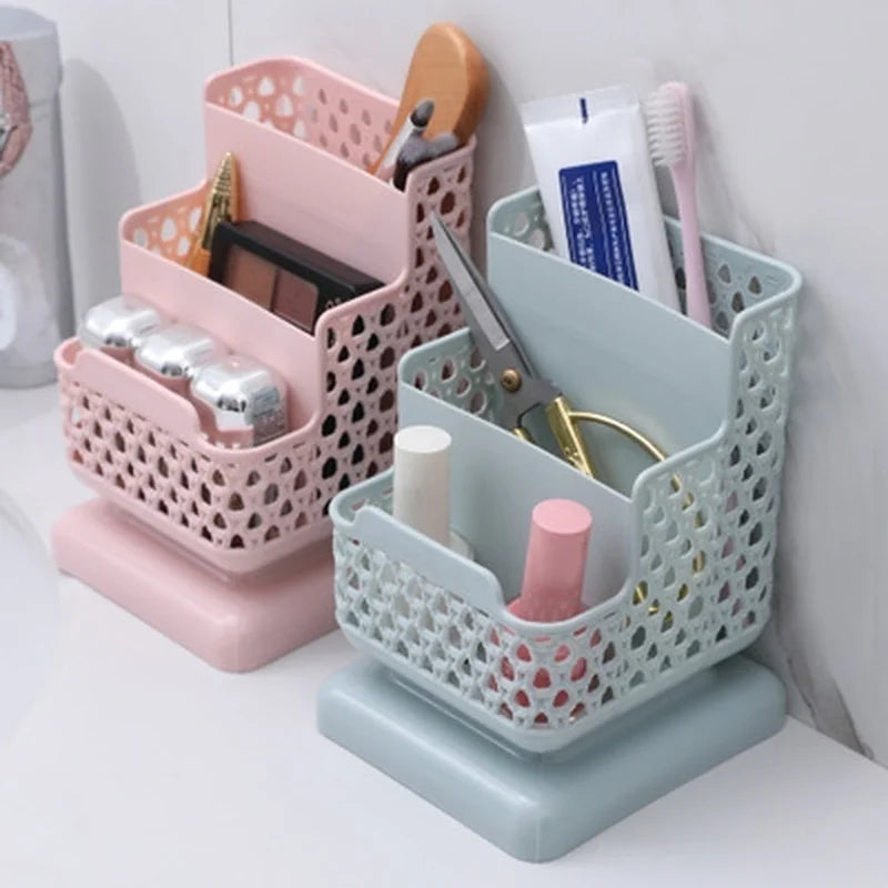 Desktop Stationery Organizer Caddy for Pens, Makeup, and School Supplies