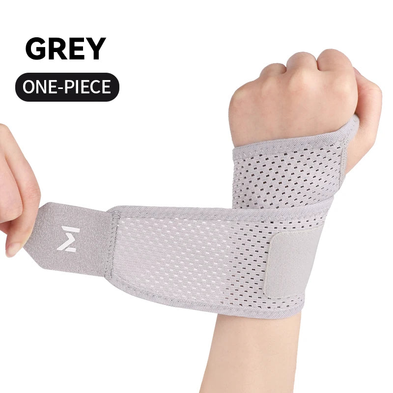 Adjustable Wrist Support Wrap — Compression Brace for Weightlifting, Tennis & Gym
