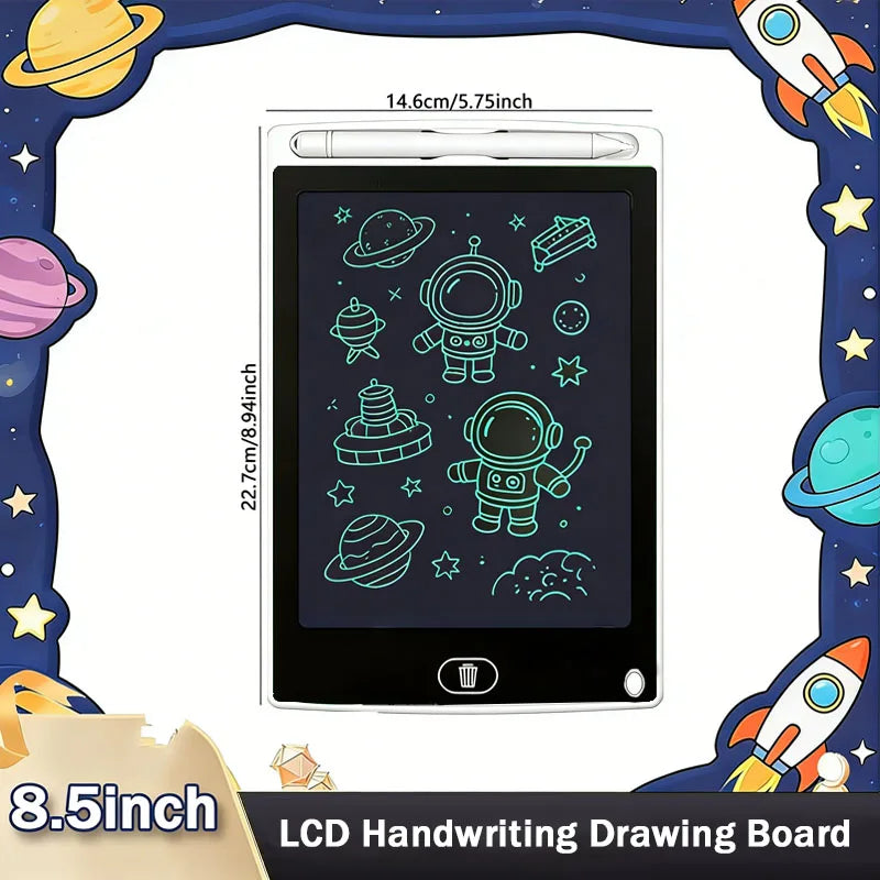 8.5" LCD Writing Tablet — Kids Drawing Board & Doodle Sketchpad, Handwriting Practice Toy, Birthday Gift