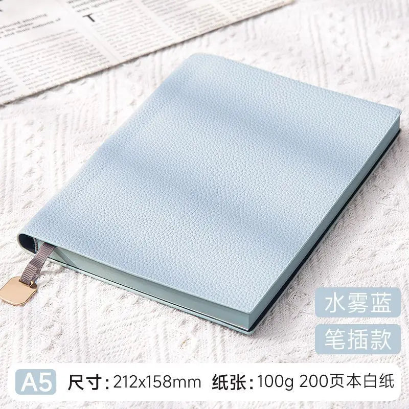 Personalized A5 PU Leather Notebook — Business, Study & To-Do Journal