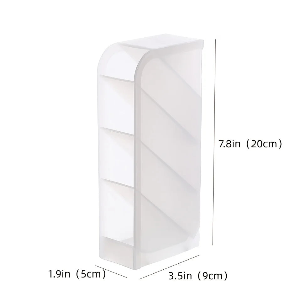 Multi-Layer Angled Pen Holder Stationery Organizer for Desk and Office Supplies