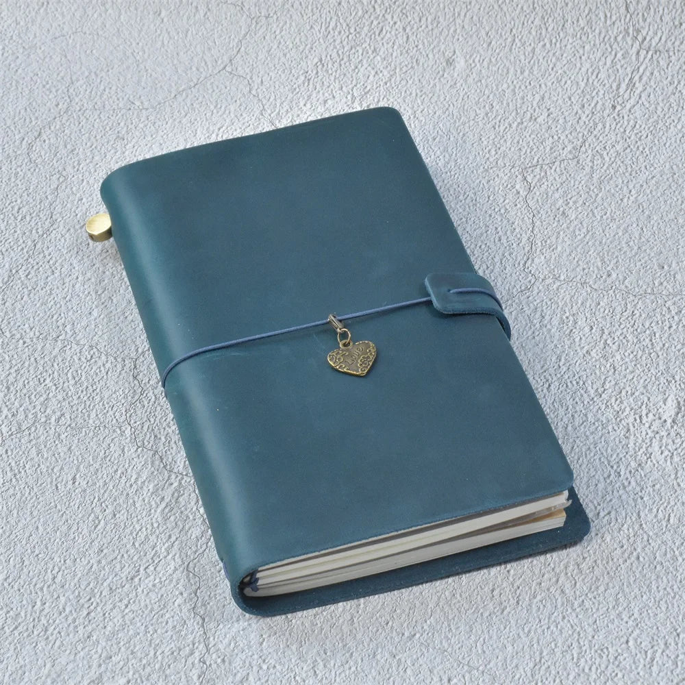 Genuine Leather Refillable Travel Journal in Four Sizes