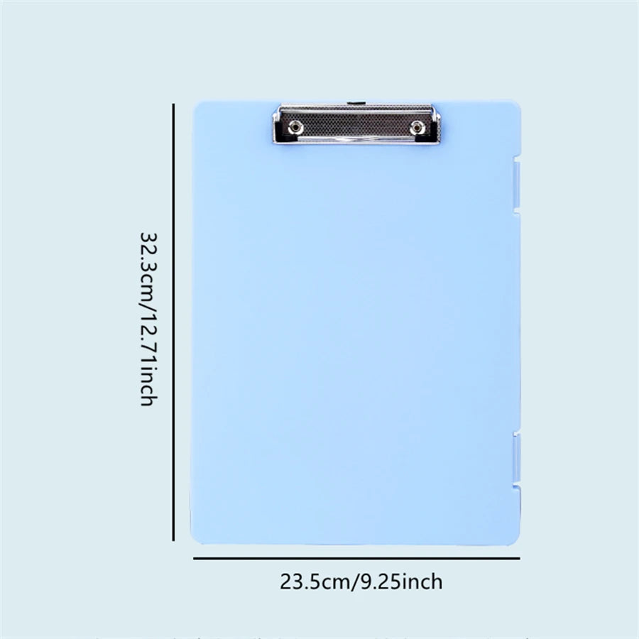 A4 Document File Folder Organizer with Clip Board for Test Papers, Office Documents and Desk Storage