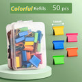 Mini Traceless Reusable Paper Binding Tool, Handheld Push Clamp for Binders, Books and Files, Office and School Binding Supplies