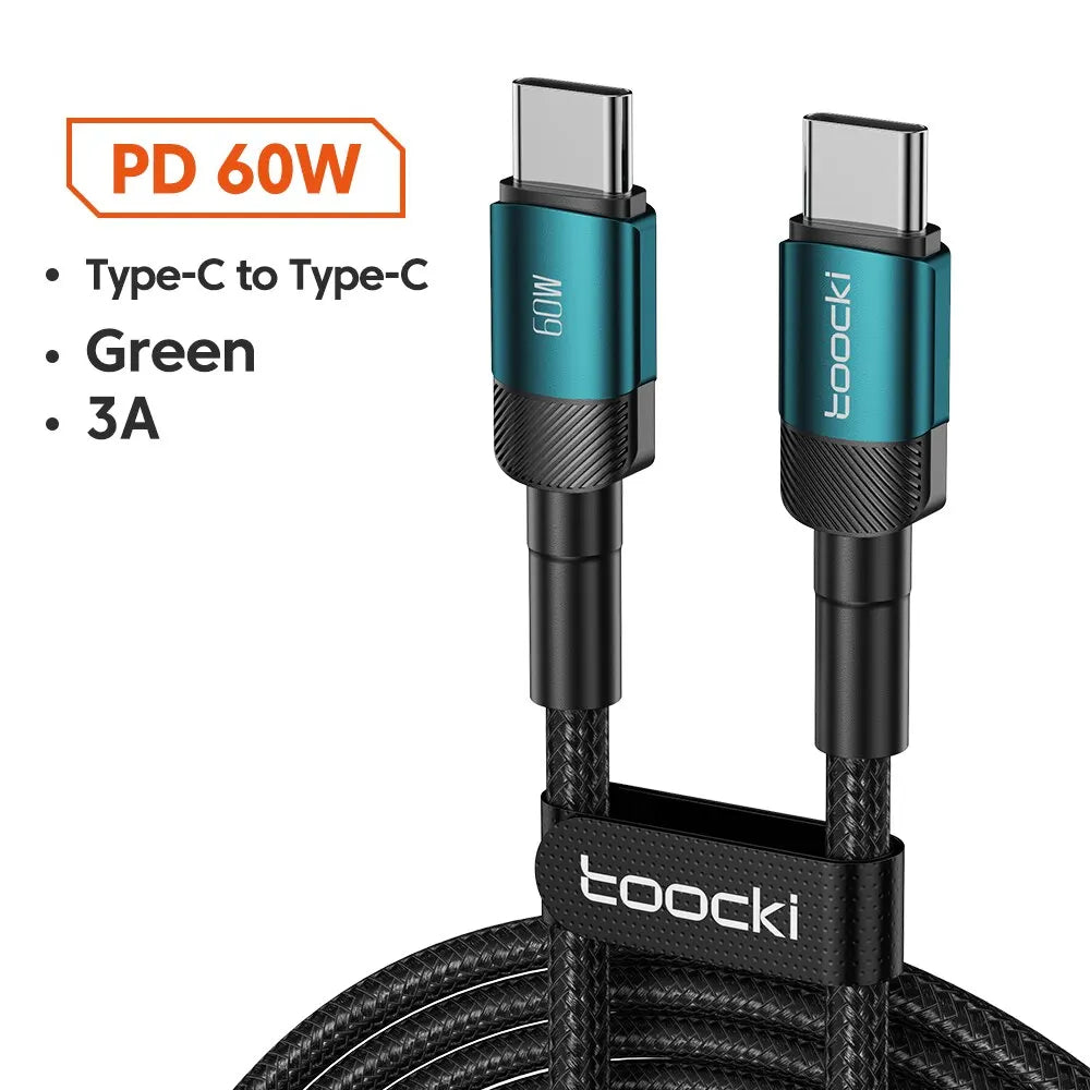 100W USB-A to USB-C Fast-Charging Cable — Data & Charging Cord for USB-C Devices