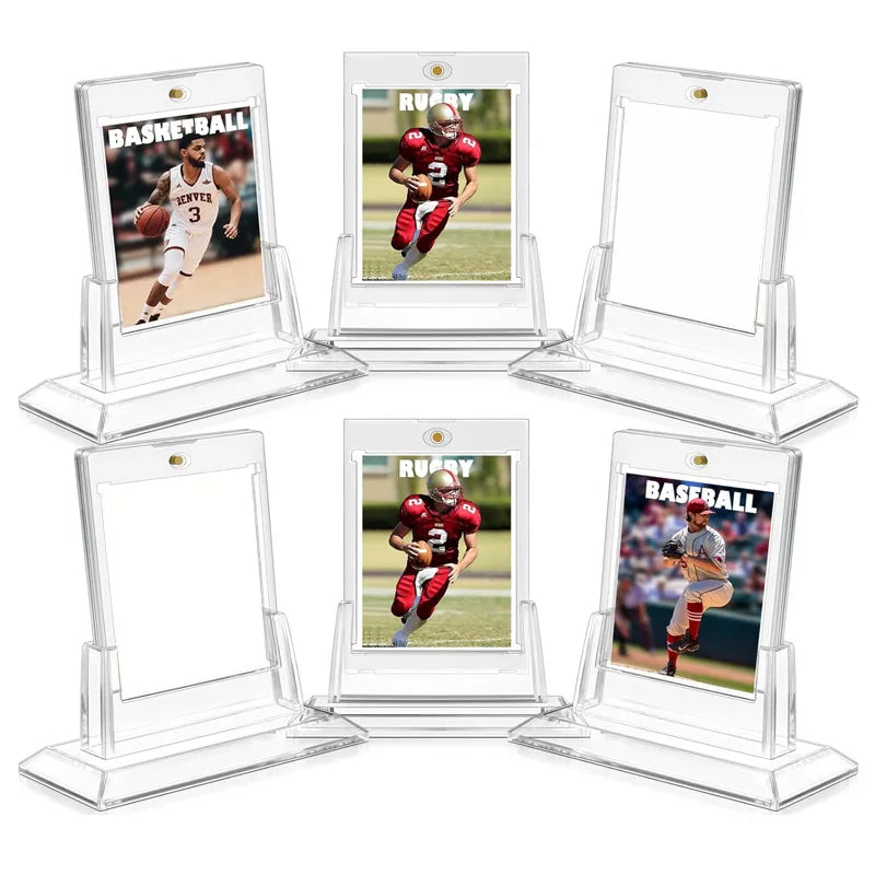 Magnetic Acrylic Trading Card Display Case with Sleeve Protector