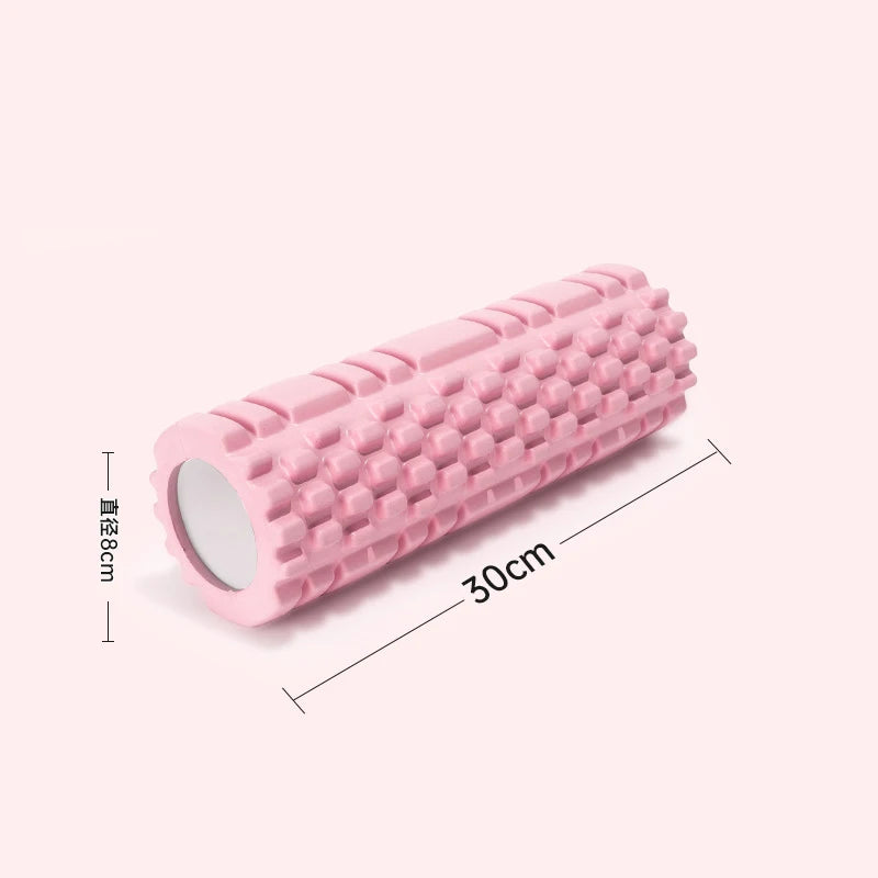 Textured EVA Foam Roller — Deep-Tissue Massage Tool for Back, Legs & Mobility