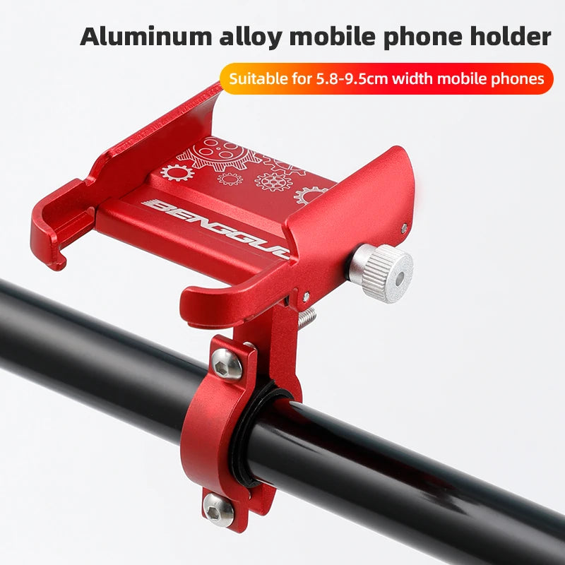 Bike & Motorcycle Phone Mount — Handlebar Holder for 4.7–7.0″ Phones