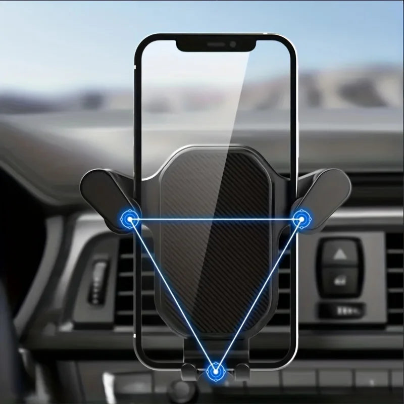 Car Air Vent Phone Holder — Clip-On Mount for 4.7–6.7″ Phones