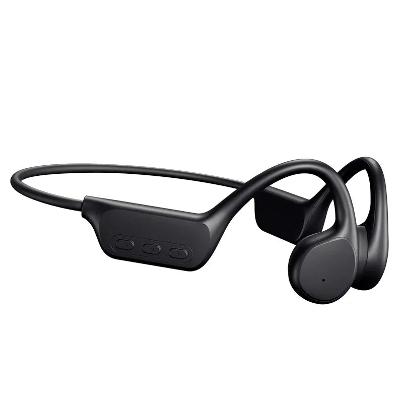 Wireless Bone Conduction Bluetooth Headphones — Open-Ear Sport Design, IPX8 Waterproof, 32GB MP3 Player