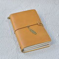 Genuine Leather Refillable Travel Journal in Four Sizes