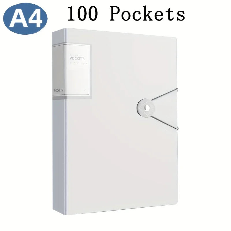 A4 Clear Pocket Presentation Folder for Documents & Certificates