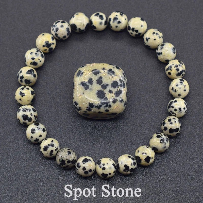 Natural Lapis Lazuli Stone Beads Bracelet — Energy Healing Jewelry