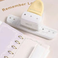 3-Hole Loose Leaf Paper Punch, 5mm Round Hole Puncher for Ring Binder Planners, Notebooks and Scrapbooks