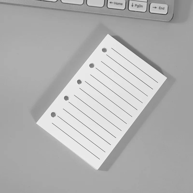 M5 Loose Leaf Refill Paper, 40 Sheets Planner Inserts for Mini Binder, Weekly Monthly To Do Dot Grid Lined Pages