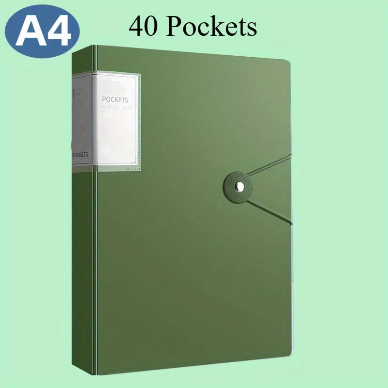 A4 Clear Pocket Presentation Folder for Documents & Certificates