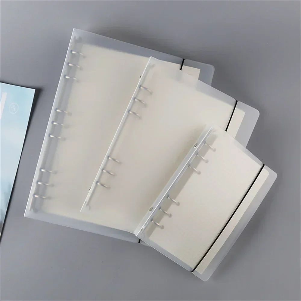 Transparent Zipper Loose Leaf Binder Cover — A5, A6 & A7
