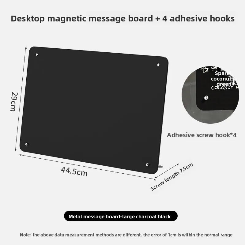 Reusable Memo & Planning Board in Black or White