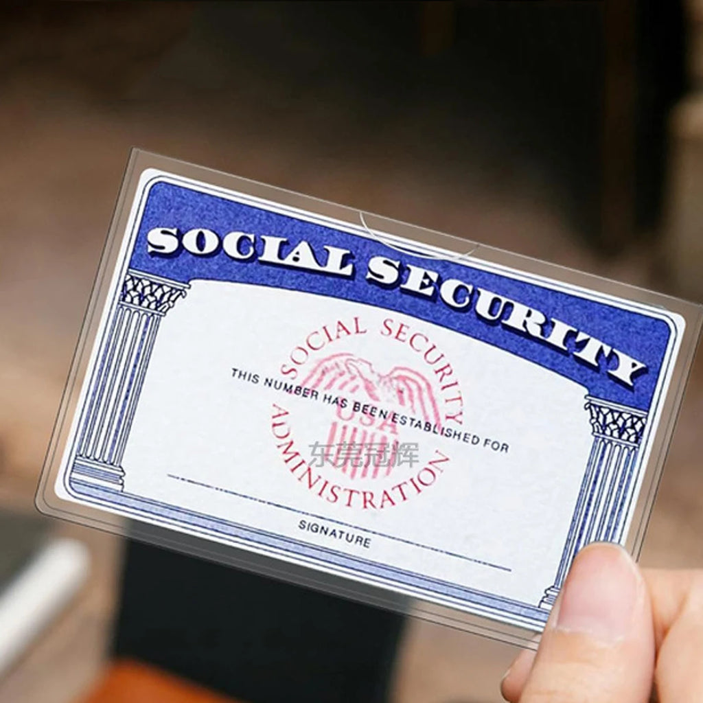 Clear Card Protector Sleeves for ID & Credit Cards