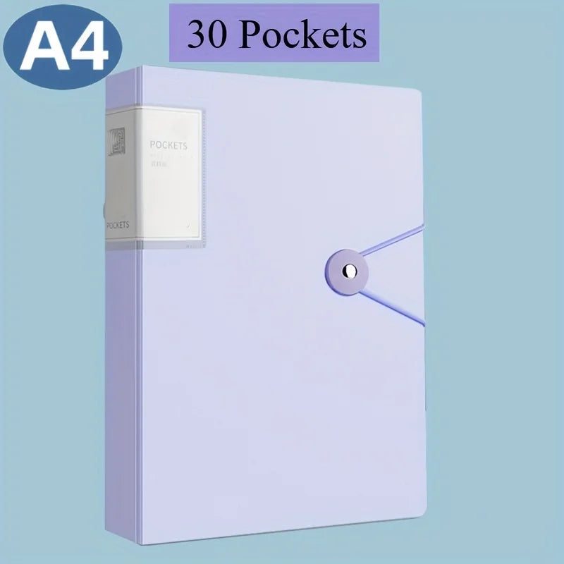A4 Clear Pocket Presentation Folder for Documents & Certificates
