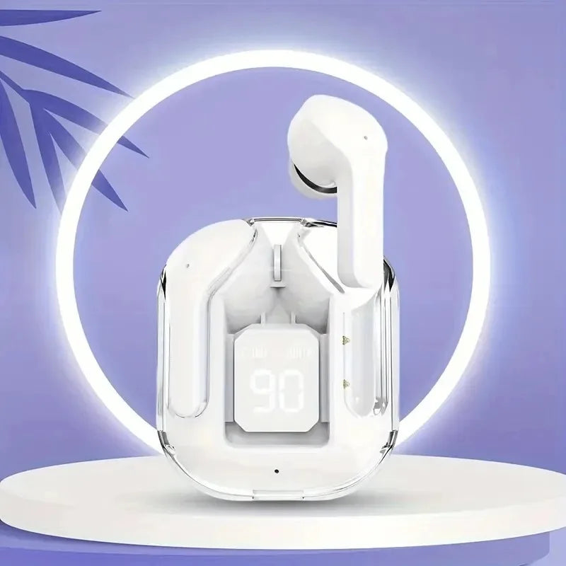 T2 TWS Wireless Bluetooth Earbuds with Transparent Design, ENC & Power Display