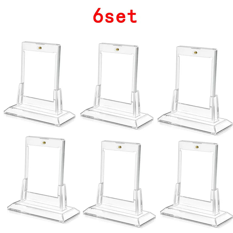 Magnetic Acrylic Trading Card Display Case with Sleeve Protector