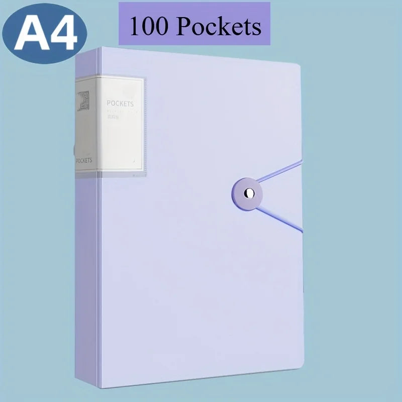 A4 Clear Pocket Presentation Folder for Documents & Certificates