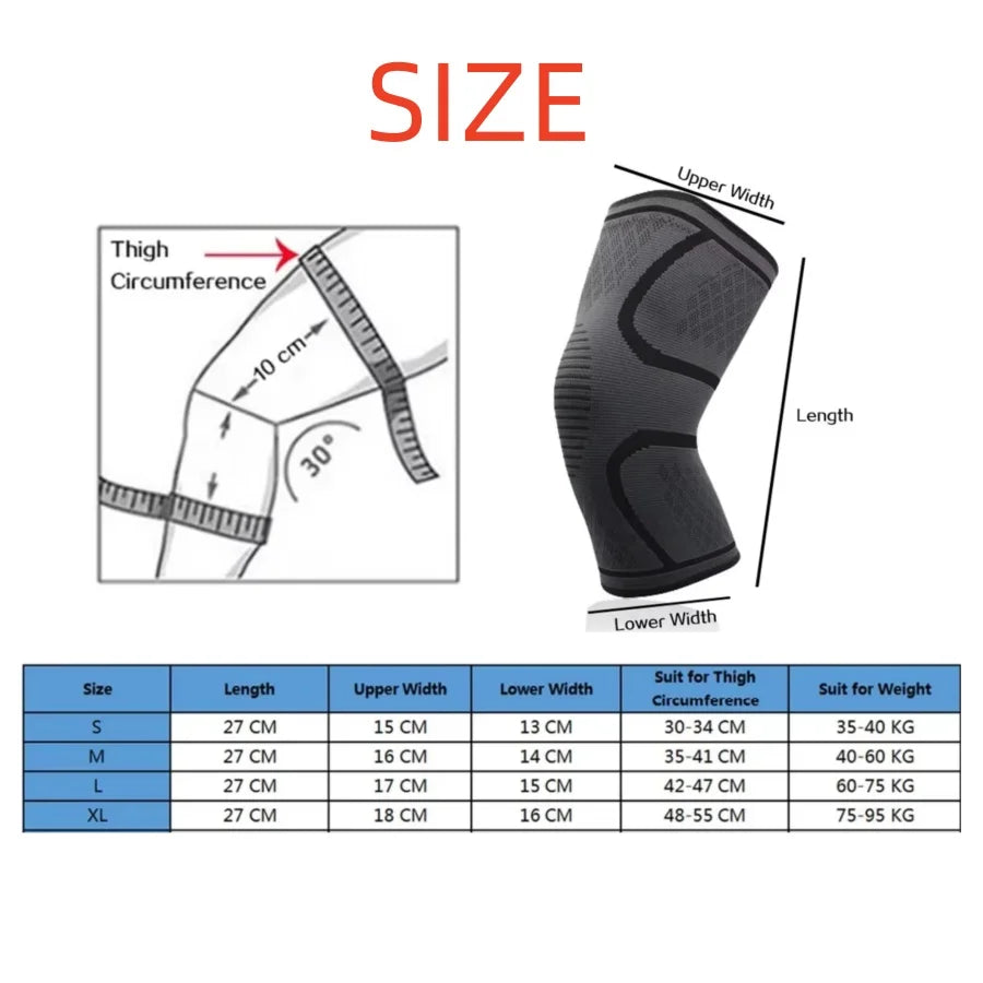Lightweight Elastic Knee Sleeve for Sports