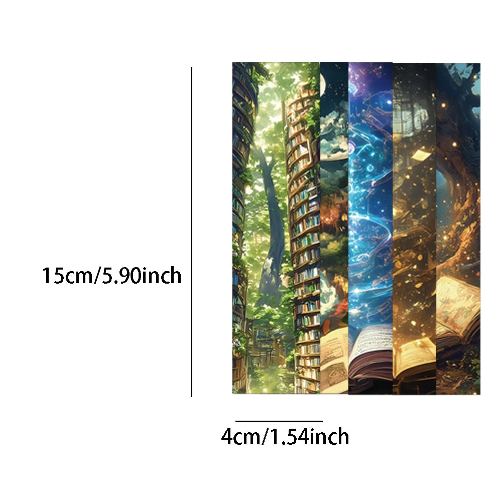 Creative Fantasy Art Bookmarks — Set of 30 or 60