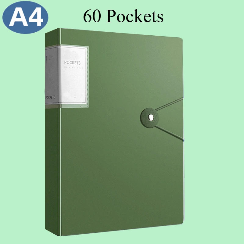 A4 Clear Pocket Presentation Folder for Documents & Certificates