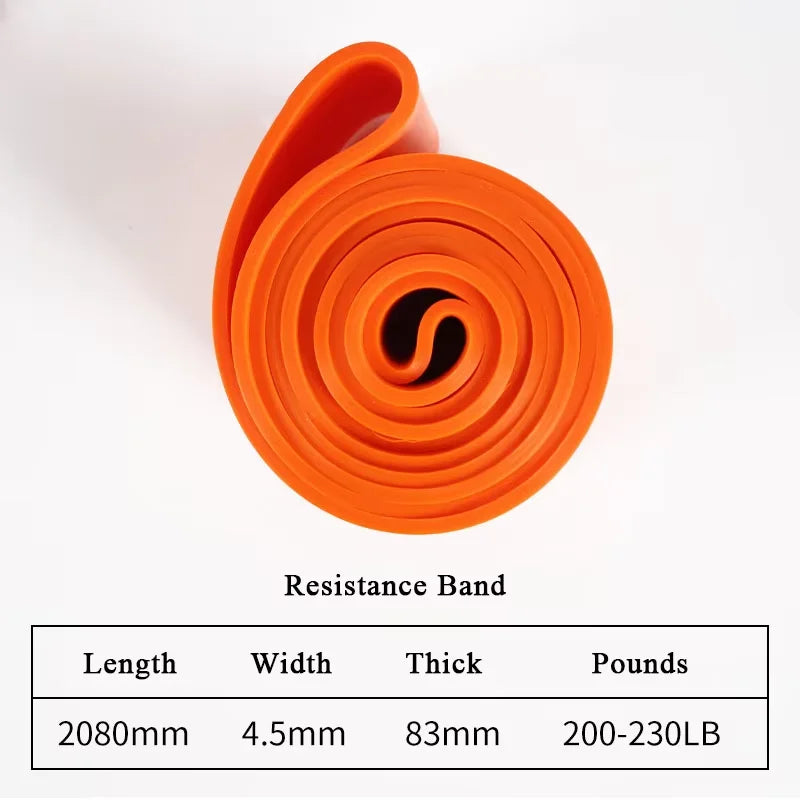 Stackable TPE Resistance Bands — Heavy-Tension Home Workout & Stretching Set