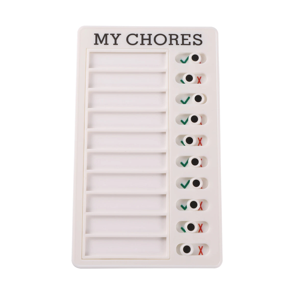 Reusable Chore Chart and Daily Checklist Board, To Do List Task Planner for Kids Responsibility, Routines and Self Discipline