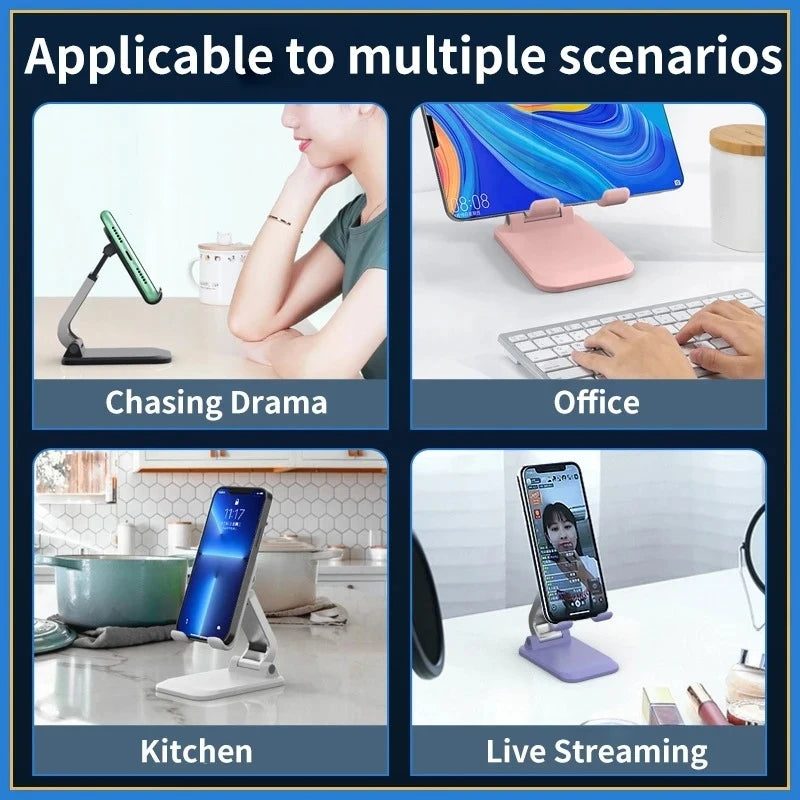 Adjustable Desktop Phone & Tablet Stand — Universal Modular Holder